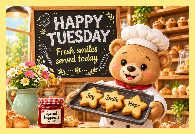 Happy Tuesday – Fresh Smiles Served Today