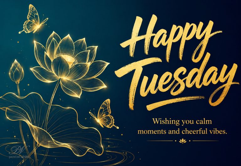Happy Tuesday – Wishing You Calm Moments and Cheerful Vibes Happy Tuesday – Wishing You Calm Moments and Cheerful Vibes