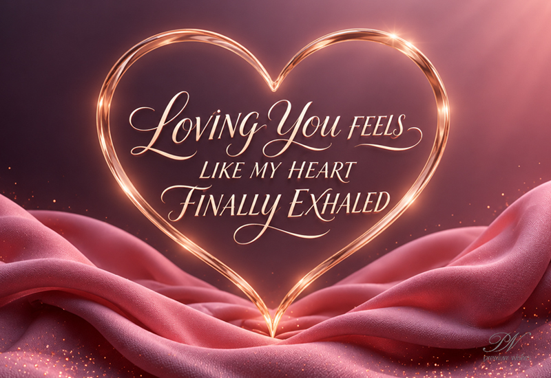 Loving You Feels Like My Heart Finally Exhaled Loving You Feels Like My Heart Finally Exhaled