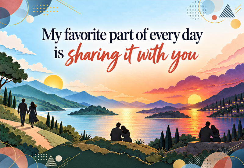 My Favorite Part of Every Day Is Sharing It With You My Favorite Part of Every Day Is Sharing It With You
