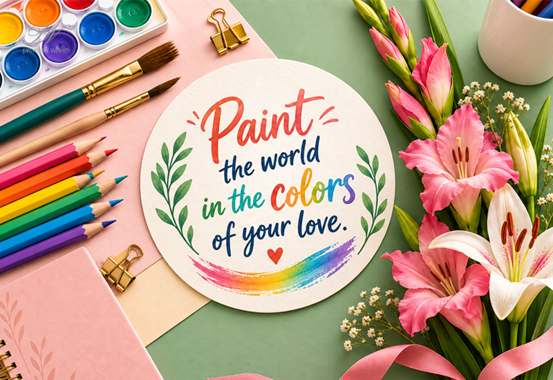 Paint the World in the Colors of Your Love Paint the World in the Colors of Your Love