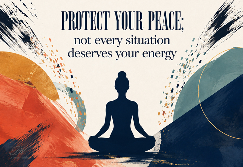 Protect Your Peace – Not Every Situation Deserves Your Energy Protect Your Peace – Not Every Situation Deserves Your Energy