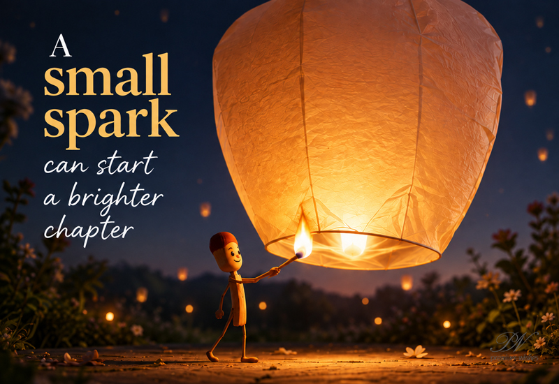 A Small Spark Can Start a Brighter Chapter A Small Spark Can Start a Brighter Chapter
