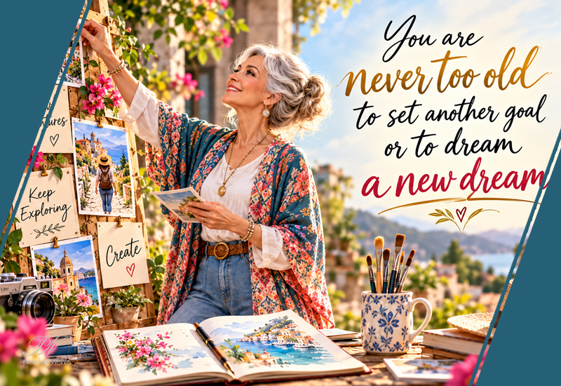 You Are Never Too Old to Set Another Goal or Dream