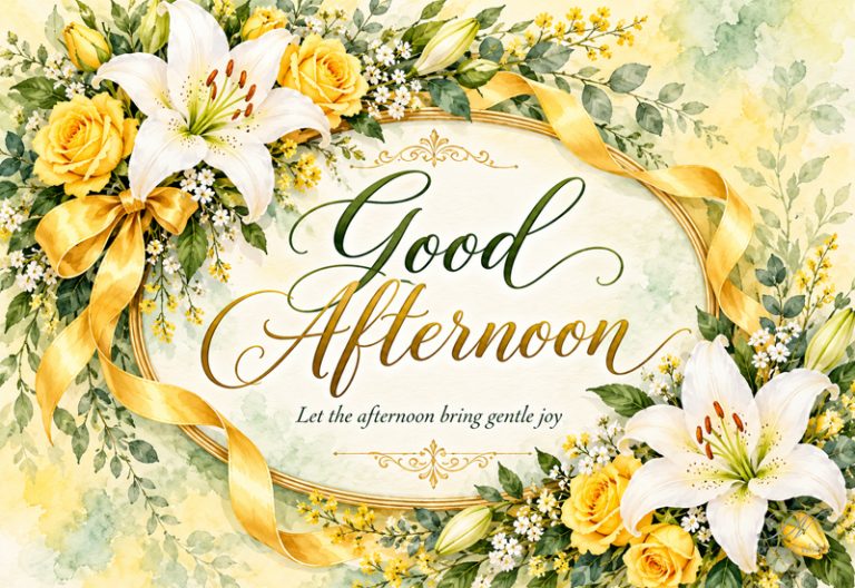 Good Afternoon Wishes