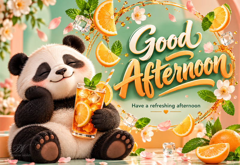 Good Afternoon – Have a Refreshing Afternoon