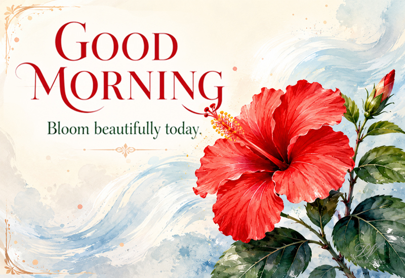 Good Morning – Bloom Beautifully Today Good Morning – Bloom Beautifully Today