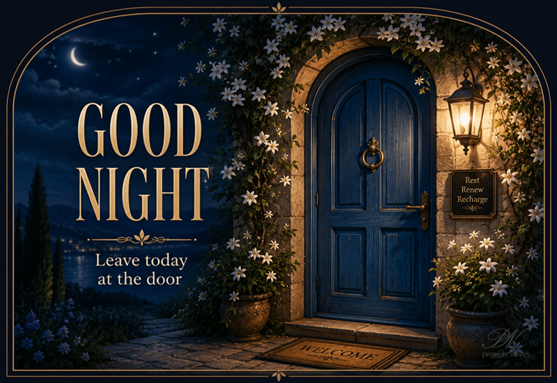 Good Night – Leave Today at the Door Good Night – Leave Today at the Door