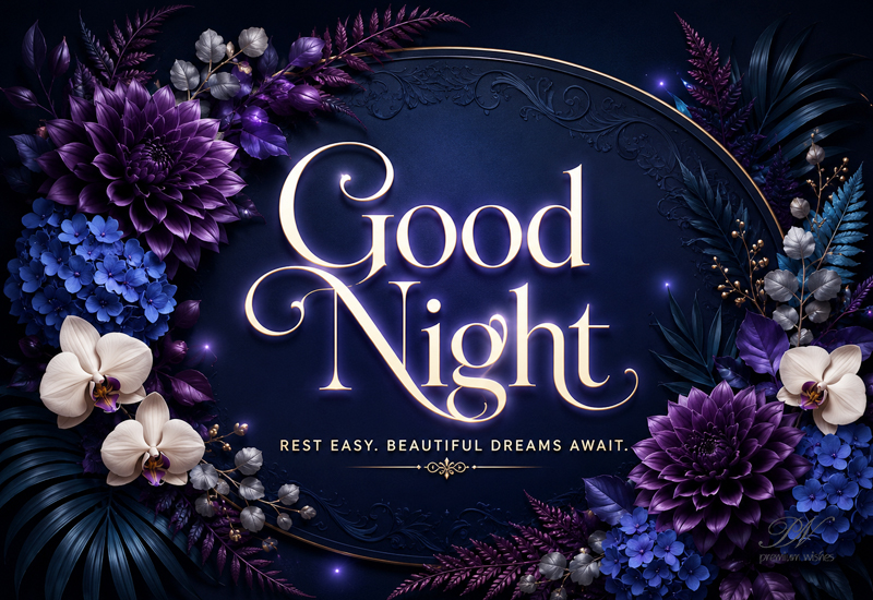 Good Night – Rest Easy, Beautiful Dreams Await Good Night – Rest Easy, Beautiful Dreams Await