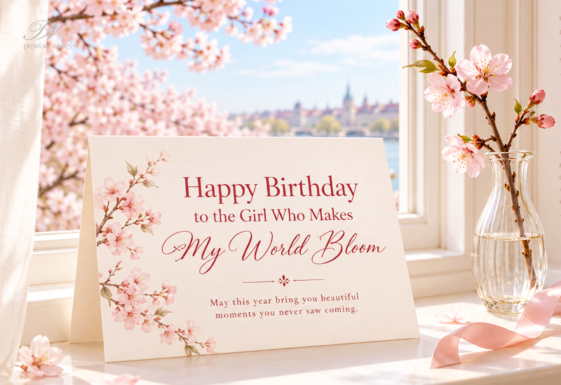 Happy Birthday to the Girl Who Makes My World Bloom