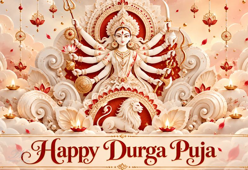 Happy Durga Puja 2026 | Divine Blessings, Peace and Happiness Happy Durga Puja 2026 | Divine Blessings, Peace and Happiness