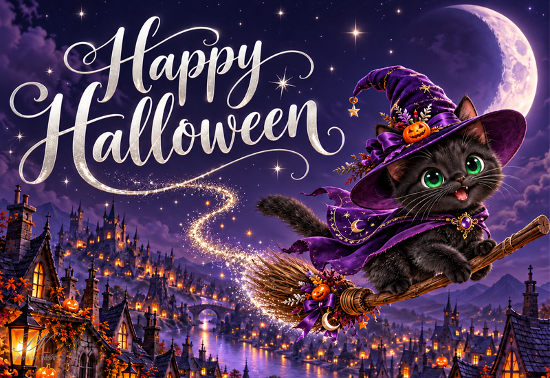 Happy Halloween – A Magical Night of Spells and Smiles Happy Halloween – A Magical Night of Spells and Smiles