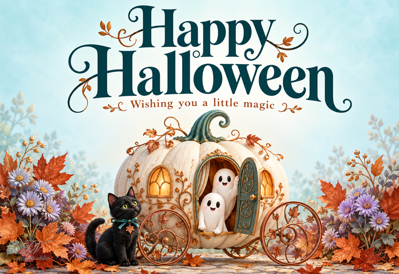 Happy Halloween – Wishing You a Little Magic Happy Halloween – Wishing You a Little Magic