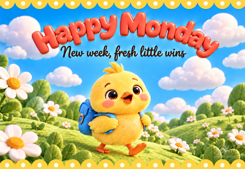 Happy Monday – New Week, Fresh Little Wins