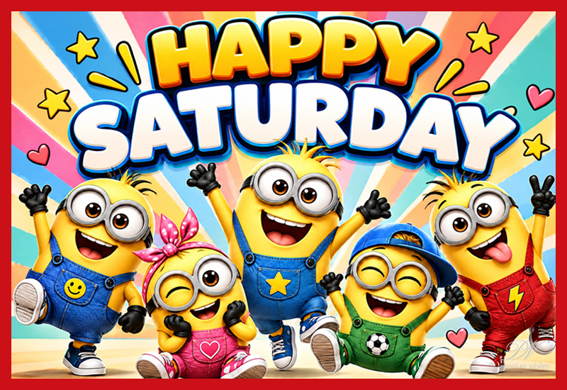 Happy Saturday Minions Greeting Happy Saturday Minions Greeting