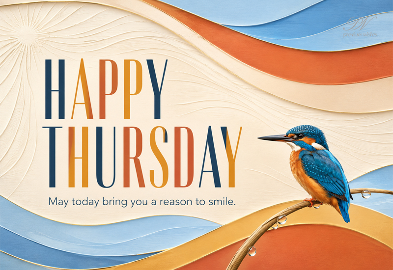 Happy Thursday Wishes – May Today Bring You a Reason to Smile Happy Thursday Wishes – May Today Bring You a Reason to Smile