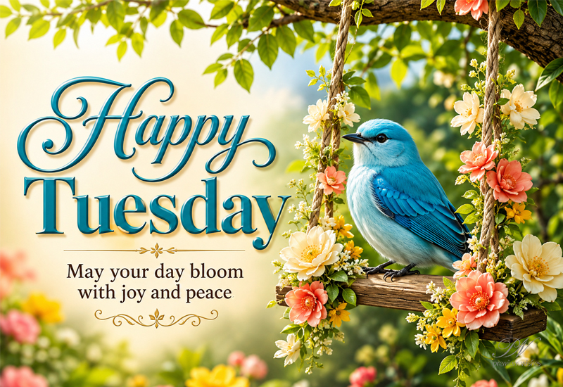 Happy Tuesday – May Your Day Bloom With Joy and Peace Happy Tuesday – May Your Day Bloom With Joy and Peace