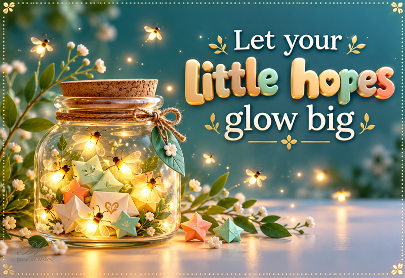 Let Your Little Hopes Glow Big