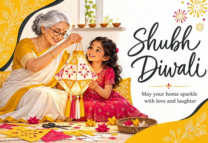 Shubh Diwali Family Greeting Shubh Diwali Family Greeting