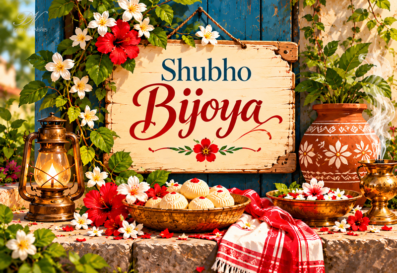 Shubho Bijoya – Beautiful Bengali Durga Puja Greeting Shubho Bijoya – Beautiful Bengali Durga Puja Greeting