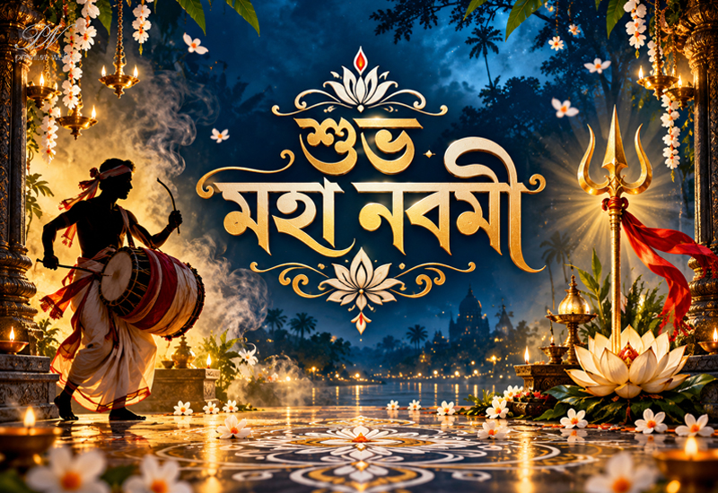 Shubho Maha Navami – Bengali Durga Puja Greeting