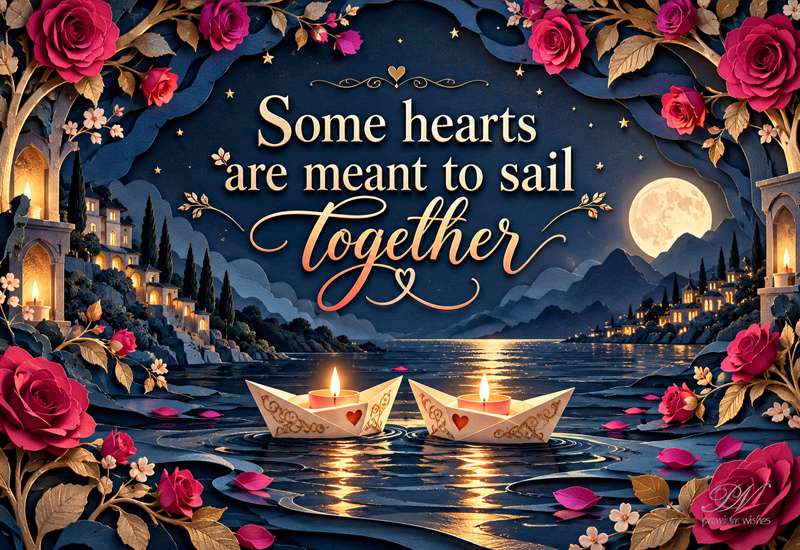 Some Hearts Are Meant to Sail Together – Love Greeting Some Hearts Are Meant to Sail Together – Love Greeting
