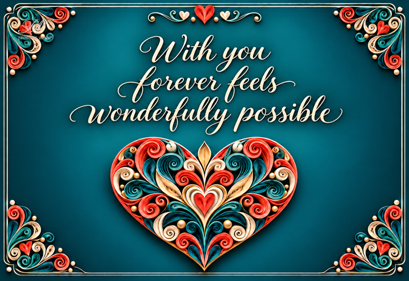 With You Forever Feels Wonderfully Possible