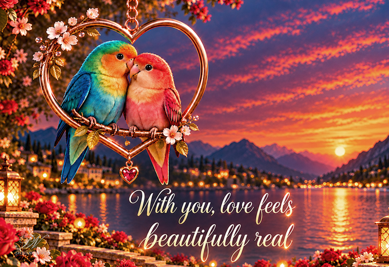 With You, Love Feels Beautifully Real With You, Love Feels Beautifully Real